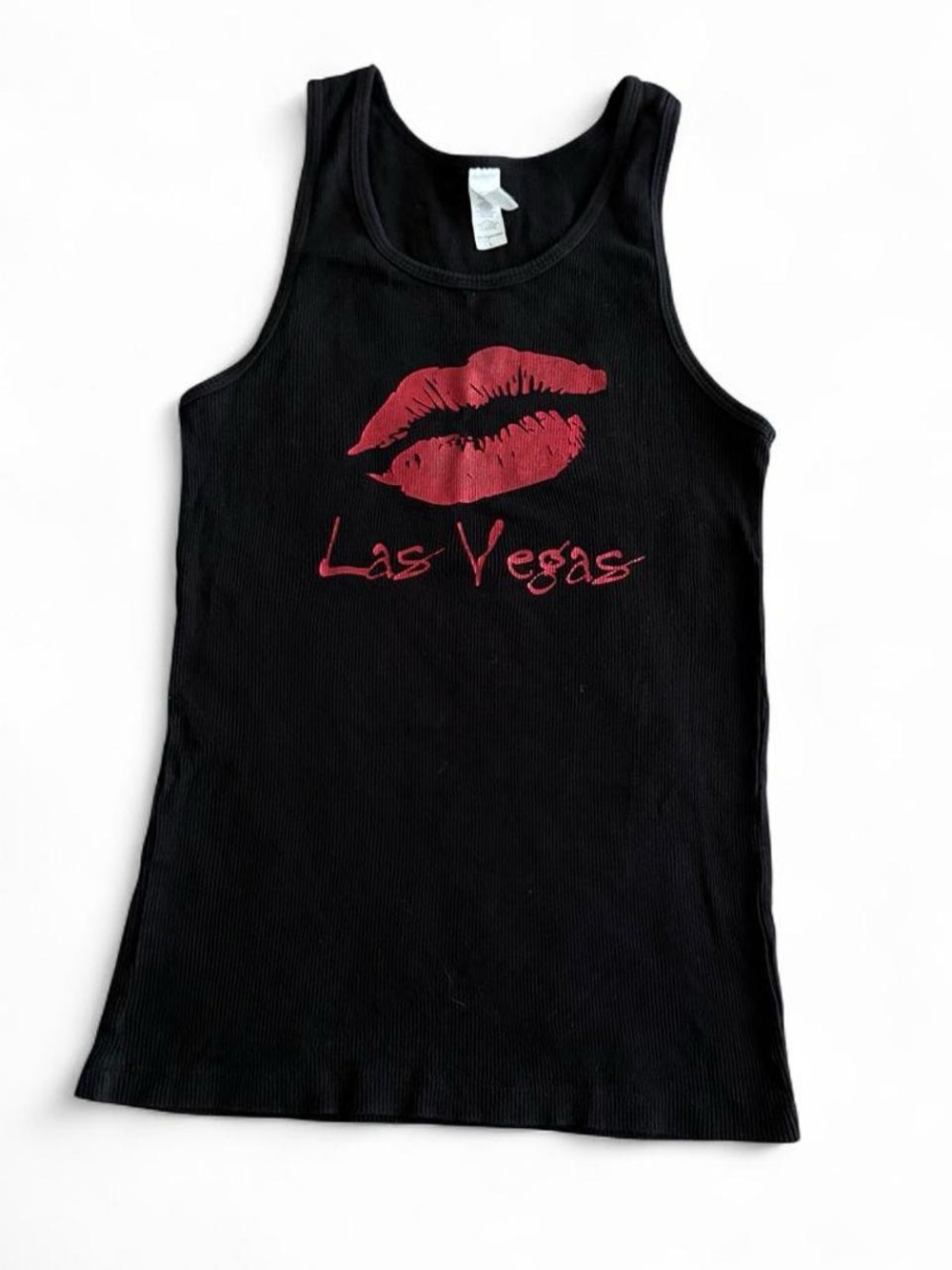 Next Level Apparel Black Ribbed Tank Top